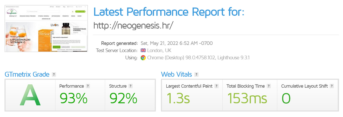 Neogenesis-gt–metrix-test